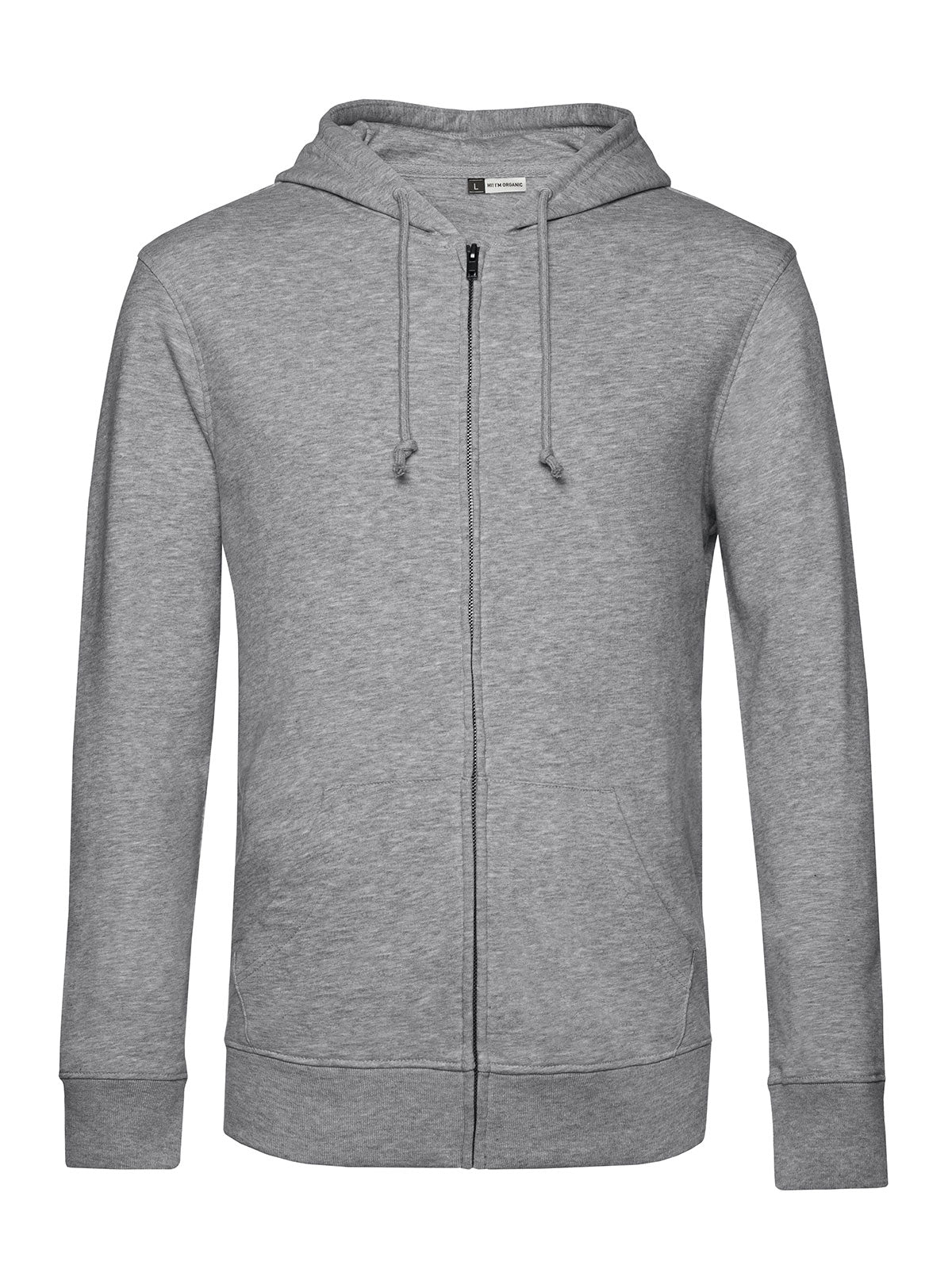 Felpa Cappuccio e Zip Uomo Personalizzabile Organica