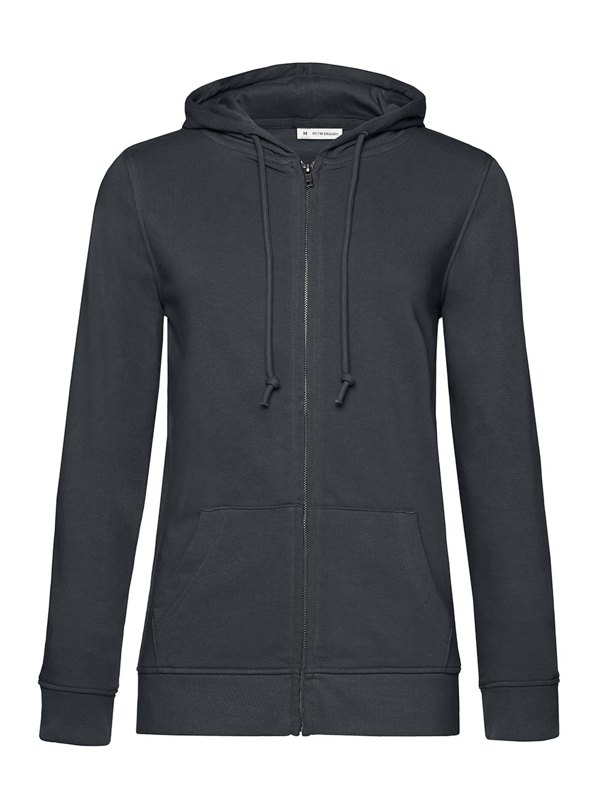 Felpa Cappuccio e Zip Donna Personalizzabile Organica