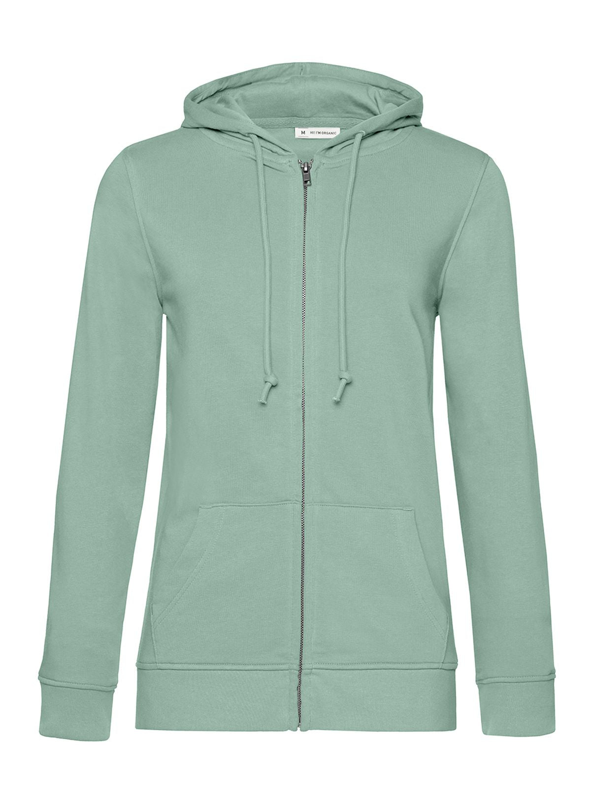 Felpa Cappuccio e Zip Donna Personalizzabile Organica